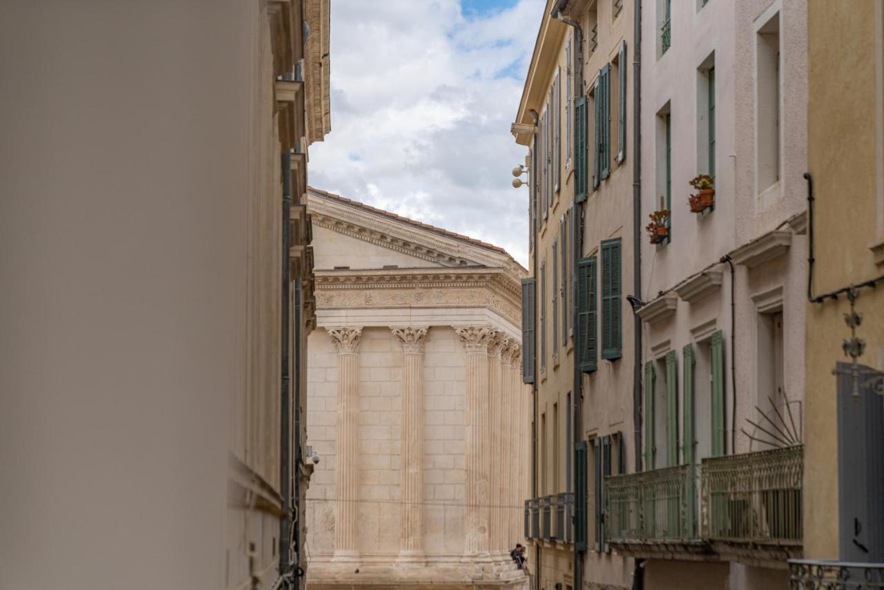 L'Elegance De La Pierre Au Pied De La Maison Carree - Une Nuit A นีมส์ ภายนอก รูปภาพ